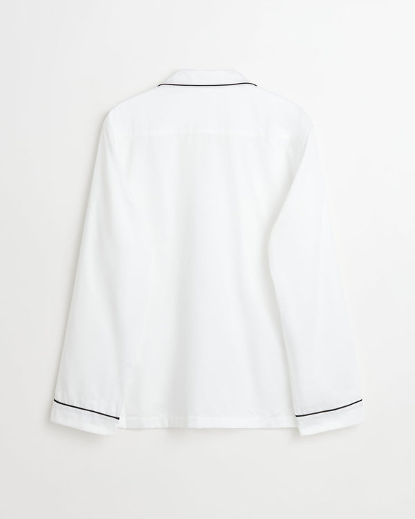 Sorbetto shirt | White Sateen